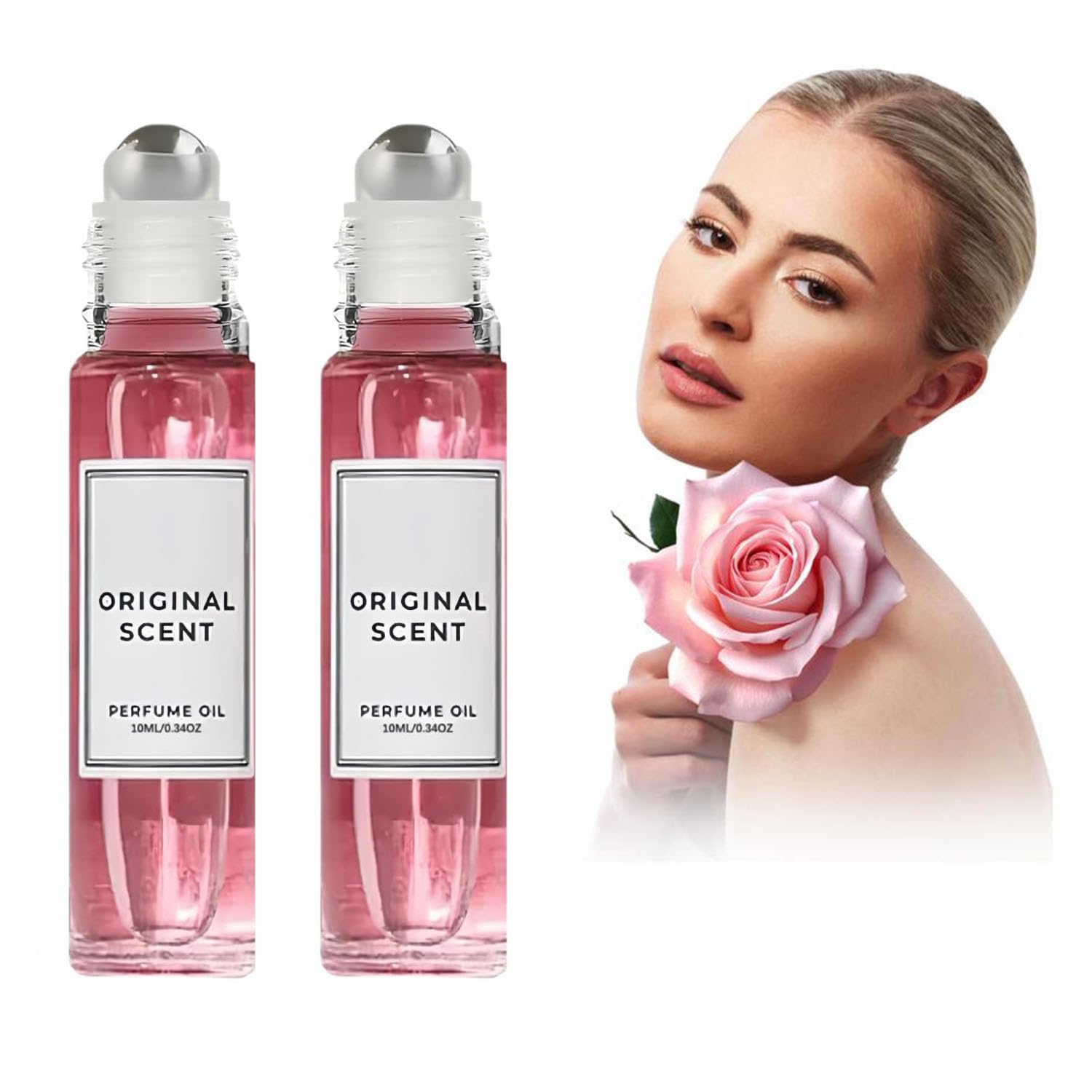 Perfume Venom Flavor Lunex Phero Perfume Enhanced Scents Pheromone Perfume Long Lasting Pheromone Roll-On Perfume for Women (2PCS)