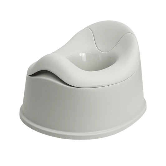 Ergonomic Baby Potty Training Toilet for Toddlers, Elevated Comfort Potty Chair with Anti-Slip Base, Easy to Clean, Pink/Grey