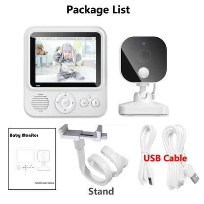 2.8 Inch Video Baby Monitor Wireless Mother Kid 2Way Audio Night Vision Video Surveillance Cam with Temperature Display Screen