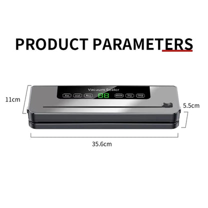 Electric Vacuum Sealer Machine Dry/Wet Food Packaging Vacuum Sealing Bags Food Storage Vacuum Packaging Machine for Kitchen