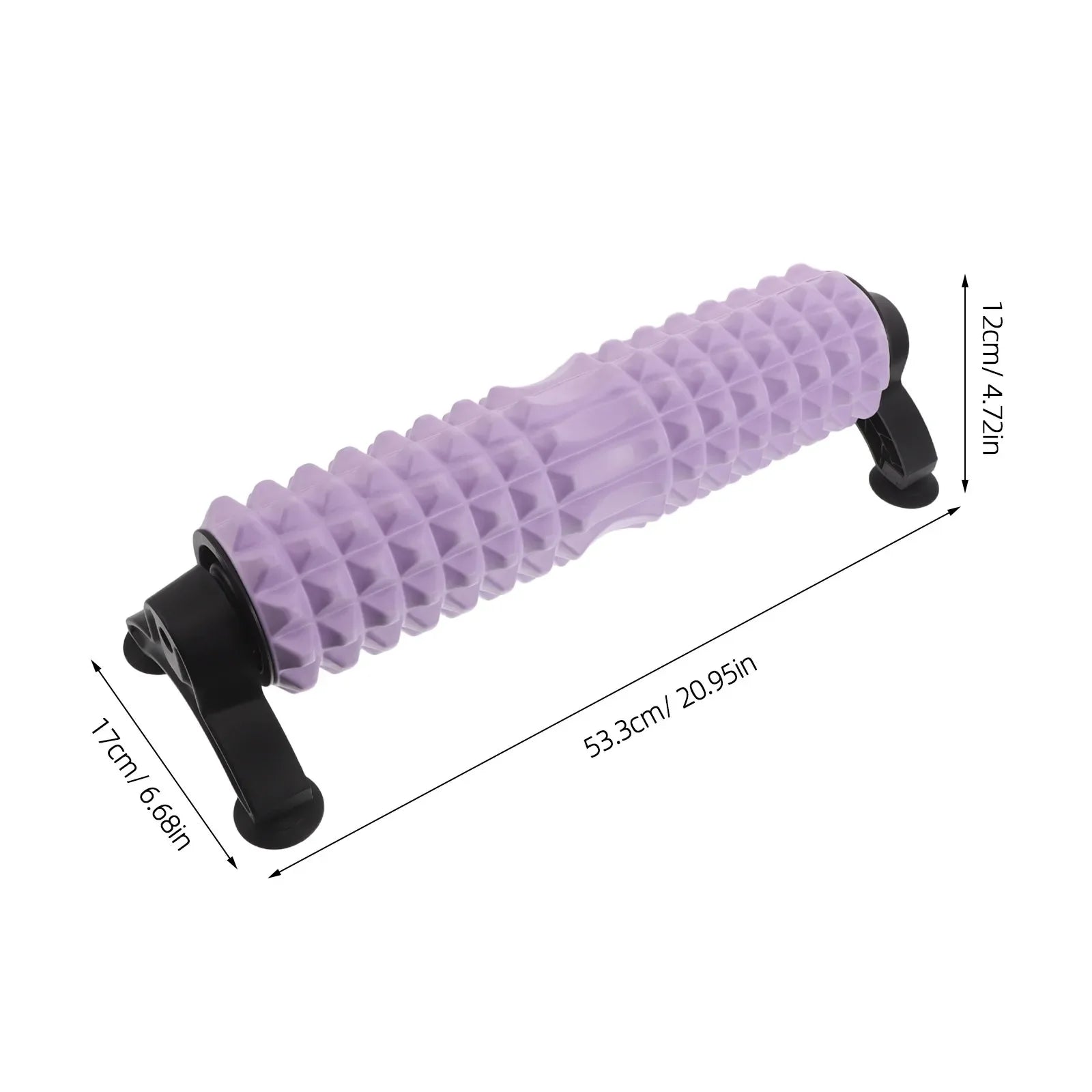 Foam Roller Massage Stick Adsorbable Suction Cup Solid Foam Shaft Deep Therapy Muscle Relaxation Yoga Fitness Back Pain Relief