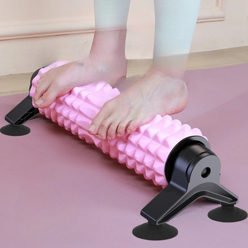 Foam Roller Massage Stick Adsorbable Suction Cup Solid Foam Shaft Deep Therapy Muscle Relaxation Yoga Fitness Back Pain Relief