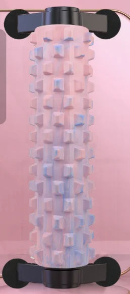 Foam Roller Massage Stick Adsorbable Suction Cup Solid Foam Shaft Deep Therapy Muscle Relaxation Yoga Fitness Back Pain Relief