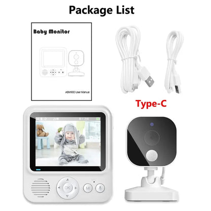 2.8 Inch Video Baby Monitor Wireless Mother Kid 2Way Audio Night Vision Video Surveillance Cam with Temperature Display Screen