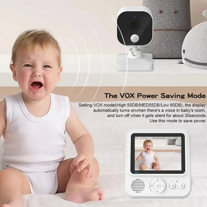 2.8 Inch Video Baby Monitor Wireless Mother Kid 2Way Audio Night Vision Video Surveillance Cam with Temperature Display Screen